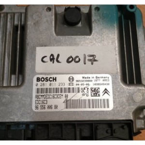 Calculateur moteur ECU B532 Citroen 0281011233 9655600680