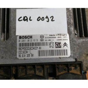 CALCULATEUR MOTEUR ECU PEUGEOT PARTNER 1.6 HDI 0281012619 9661032980