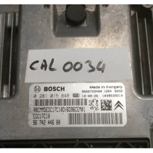 CALCULATEUR MOTEUR ECU PEUGEOT 207 1.6 HDI 0281015848 9674244680