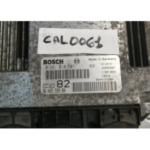 Calculateur moteur peugeot 206 1.4hdi -décodé -bosch edc16c3 0281010707 / 9647158080