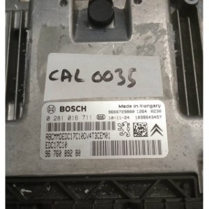 Calculateur moteur peugoet 206 1.4 hdi-décodé -bosch edc17c10 0281016711/ 9676089280