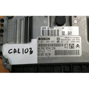 Calculateur moteur peugeot 207 1.6i- décodé- bosch me7.4.5 0261208965 / 9662519580