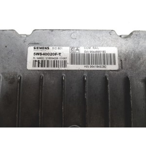 Calculateur moteur peugeot 307 2.0 -décodé- siemens sid 801 5ws40020f-t / sw 9641849280