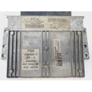 Calculateur moteur citroën xsara 1.4-décodé-sagem s2000-2c 21584454-2 / 9646509880