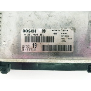 Calculateur moteur peugeot 406 2.0 hdi -décodé -bosch edc15c2 0281010361 / 9641607680