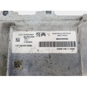 Calculateur moteur 208, ds3 -décodé- valeo v46.11 v29033054a hw 9800913080 / 9805321980