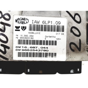 Calculateur moteur 307 2.0 -décodé-magneti iaw 6lp1.02 hw 9650623180 / sw 9650602680