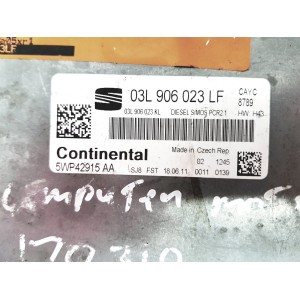 Calculateur moteur seat altea 1.6 tdi -décodé-simos pcr2.1 03l906023 lf /5wp42915 aa
