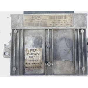 Calculateur moteur peugeot 206 1.4 -décodé- sagem s2000-2a 21584168-2 / 9644625680