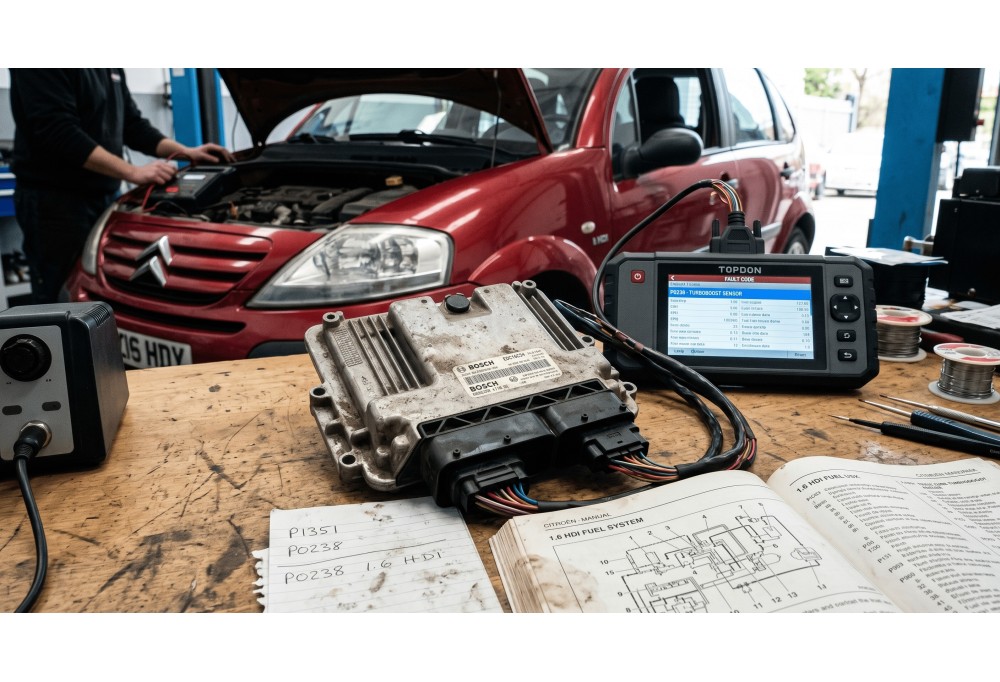 Calculateur moteur Citroën C3 1.6 HDI : pannes fréquentes et solutions