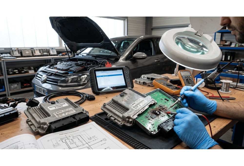 Calculateur moteur VW Golf 7 2.0 TDI : pannes fréquentes et solutions